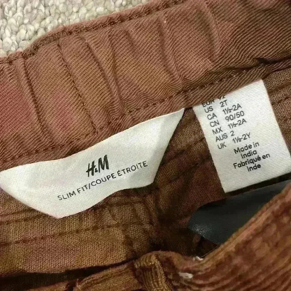 H&M Brown Corduroy Kids Pants - Picture 7 of 7